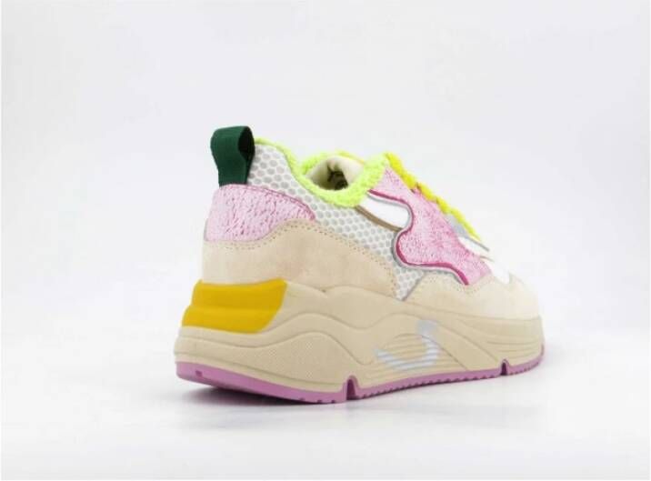 Serafini Malibù Sneaker in wit fuchsia beige Multicolor Dames