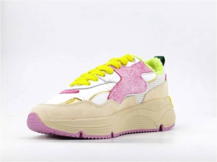 Serafini Malibù Sneaker in wit fuchsia beige Multicolor Dames