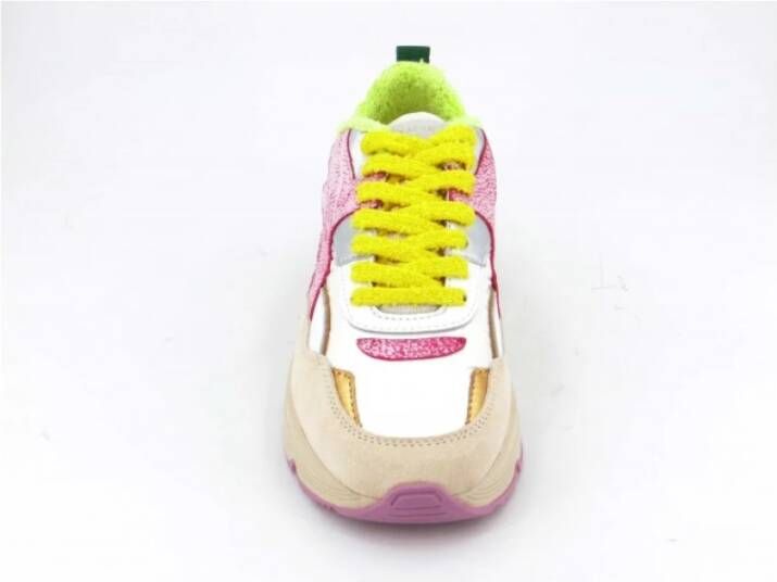 Serafini Malibù Sneaker in wit fuchsia beige Multicolor Dames