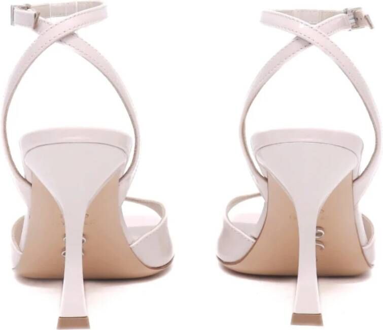 Sergio Levantesi Beige Lakleren Sandaal Beige Dames