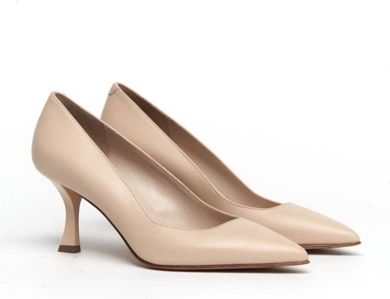 Sergio Levantesi Beige Leren Decolleté Beige Dames