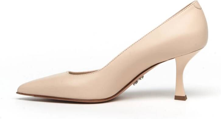 Sergio Levantesi Beige Leren Decolleté Beige Dames