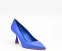 Sergio Levantesi Blauw Leren Decolté met 8cm Hak Blue Dames - Thumbnail 2