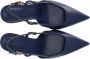 Sergio Levantesi Blauwe leren slingback pump - Thumbnail 2
