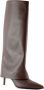 Sergio Levantesi Bruin leren Gorizia laarzen met 9cm hak Brown Dames - Thumbnail 2