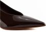 Sergio Levantesi Bruine Lakleren Pumps met Puntige Neus - Thumbnail 2