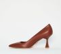 Sergio Levantesi Bruine Leren Pumps 75mm Hak - Thumbnail 2
