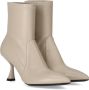 Sergio Levantesi Crème Hak Enkellaars Elastisch Bovenwerk Beige Dames - Thumbnail 3