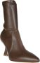 Sergio Levantesi Stijlvolle Heeled Tronchetto Boot Brown Dames - Thumbnail 2
