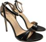 Sergio Levantesi Enkelband Leren Sandalen 11cm Hak Black Dames - Thumbnail 4