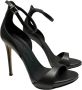 Sergio Levantesi Enkelband Leren Sandalen Black Dames - Thumbnail 2