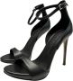 Sergio Levantesi Enkelband Leren Sandalen Black Dames - Thumbnail 3