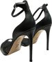 Sergio Levantesi Enkelband Leren Sandalen Black Dames - Thumbnail 4
