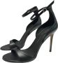 Sergio Levantesi Enkelband Polyester Sandalen 11cm Hak Black Dames - Thumbnail 4