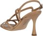 Sergio Levantesi Gevlochten Sandaal Hakken Beige Dames - Thumbnail 2