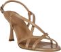 Sergio Levantesi Gevlochten Sandaal Hakken Beige Dames - Thumbnail 3