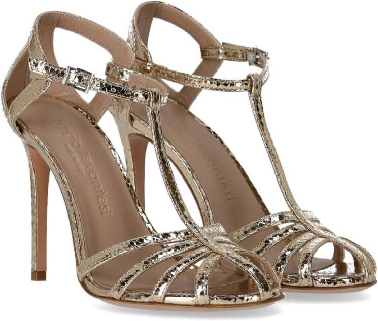 Sergio Levantesi High Heel Sandals Geel Dames