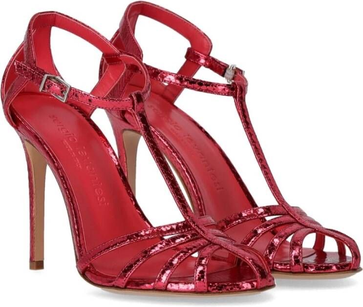 Sergio Levantesi High Heel Sandals Rood Dames