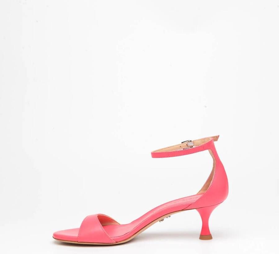 Sergio Levantesi Koraal leren sandaal Pink Dames