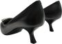 Sergio Levantesi Leren pumps met hoge hak en zilveren accent Black Dames - Thumbnail 4