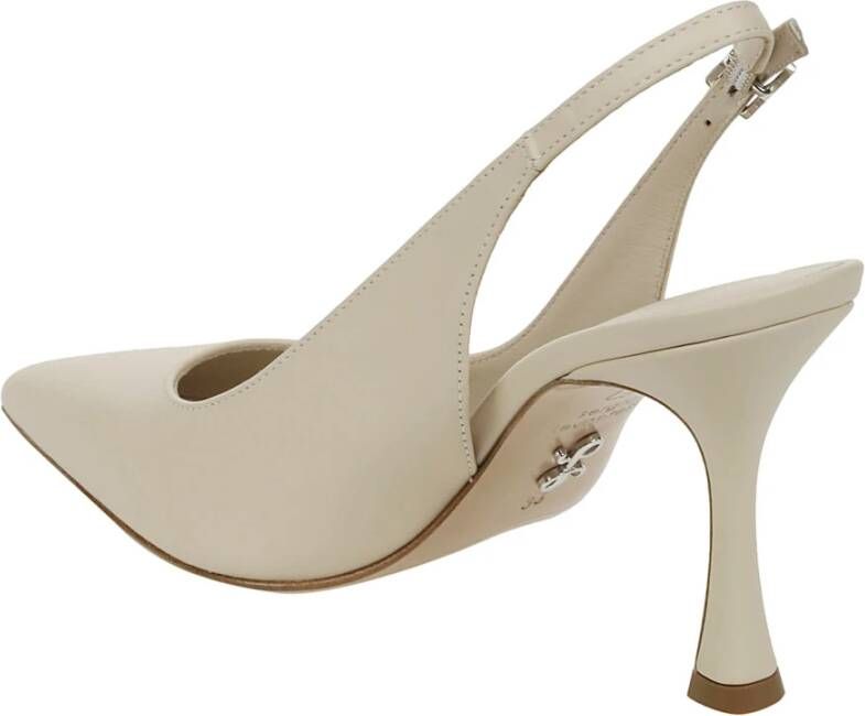 Sergio Levantesi Luxe Leren Hak Pumps Beige Dames