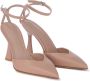 Sergio Levantesi Maybe Beige Leren Pumps met Verstelbare Enkelband - Thumbnail 2