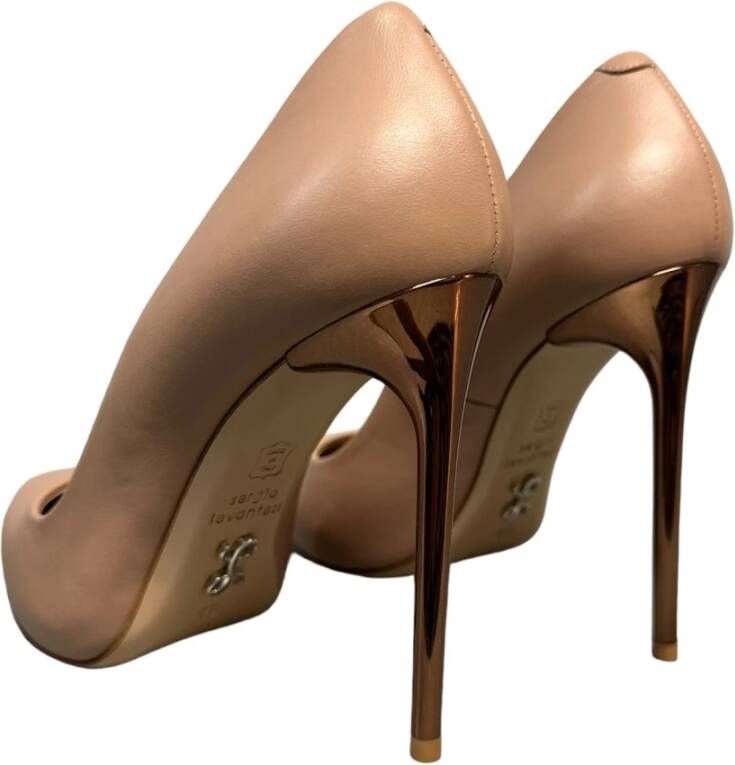 Sergio Levantesi Natuurlijk leren hoge hakken pumps Pink Dames