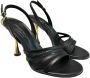 Sergio Levantesi Polyester Sandalen Leer 10cm Hak Black Dames - Thumbnail 3
