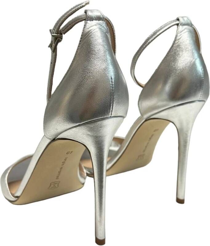Sergio Levantesi Polyester Sandalen met Enkelband Gray Dames