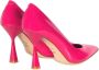 Sergio Levantesi Fuchsia Leren Hoge Hak Pumps Pink Dames - Thumbnail 2