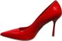 Sergio Levantesi Rode lakleren hoge hak pumps Red Dames - Thumbnail 2