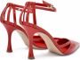 Sergio Levantesi Rode lakleren slingback hakken - Thumbnail 2