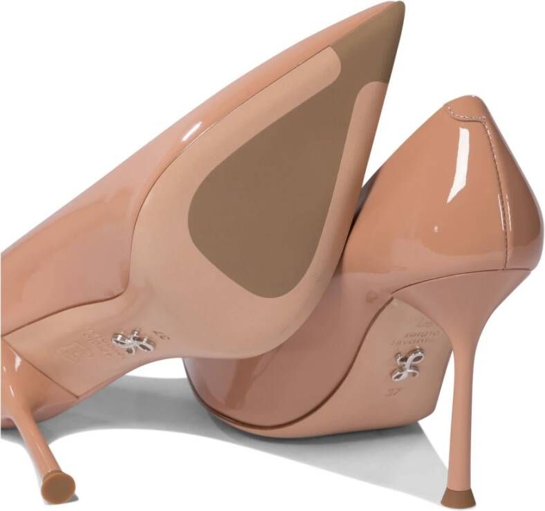 Sergio Levantesi Roze Hoge Hakken Pumps Verhogen Stijl