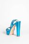 Sergio Levantesi Sandalen met hoge hakken Blauw Dames - Thumbnail 3