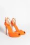 Sergio Levantesi Sandalen met hoge hakken Oranje Dames - Thumbnail 2
