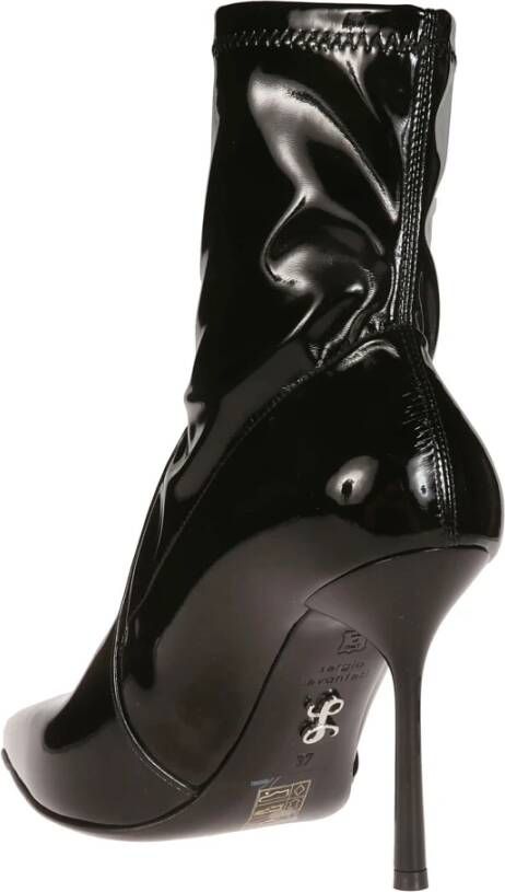 Sergio Levantesi Slingback Vernice Hakken Black Dames