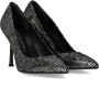 Sergio Levantesi Hoge hakken Musa Black Silver Pump in zwart - Thumbnail 3