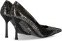 Sergio Levantesi Hoge hakken Musa Black Silver Pump in zwart - Thumbnail 5