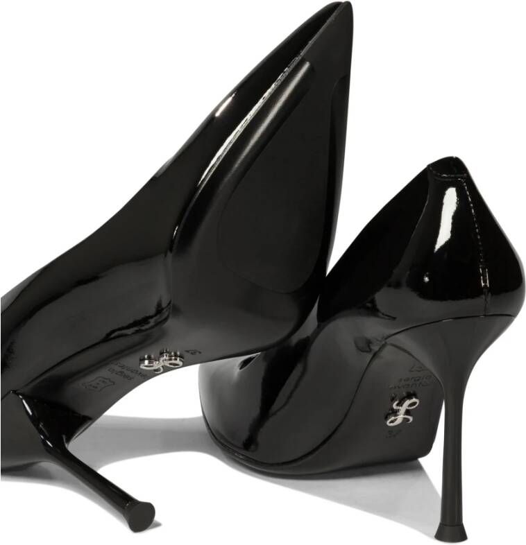 Sergio Levantesi Zwarte lakpumps