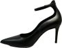 Sergio Levantesi Zwarte leren hakken met armband Black Dames - Thumbnail 2