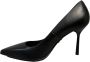 Sergio Levantesi Zwarte leren hoge hakken pumps Black Dames - Thumbnail 2