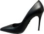 Sergio Levantesi Zwarte leren hoge hakken pumps Black Dames - Thumbnail 2