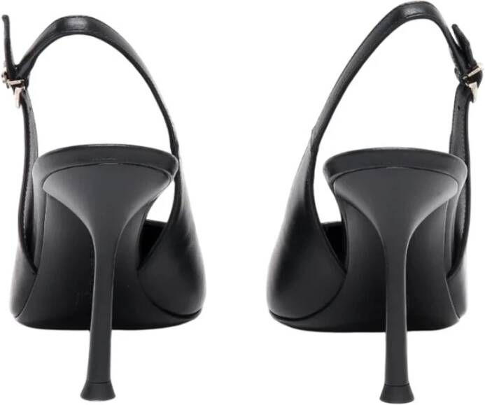 Sergio Levantesi Zwarte Slingback Hakken