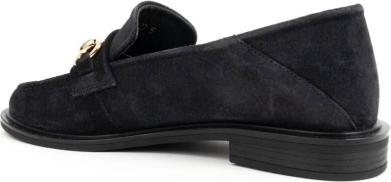 Sergio Moretti Blauwe Gesloten Loafers
