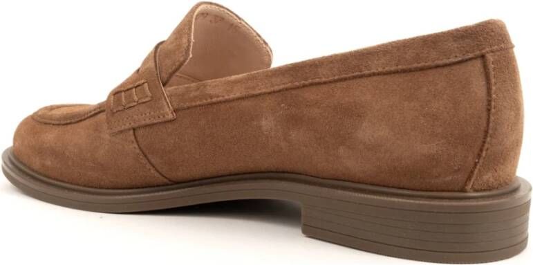 Sergio Moretti Bruine Gesloten Loafers