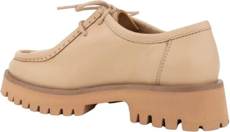 Sergio Moretti Casual Beige Loafers met Rubberen Zool