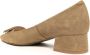 Sergio Moretti Klassieke Beige Mid Heel Pumps - Thumbnail 2