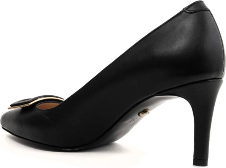 Sergio Moretti Klassieke Zwarte Hoge Hakken Pumps