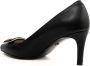 Sergio Moretti Klassieke Zwarte Hoge Hakken Pumps - Thumbnail 2