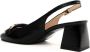 Sergio Moretti Klassieke Zwarte Mid-Hak Pumps - Thumbnail 2